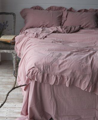 Комплект постільної білизни 160x220 LIMASSO PALE MAVUE EXCLUSIVE рожевий 800220 фото