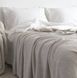Покривало 220x240 LA MODNO Corn Natural Linen (50% бавовна, 50% акрил) бежеве 200231 фото 5