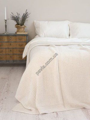Покривало 220x240 BETIRES BRISTOL TAS (50% бавовна, 50% акрил) кремове 700513 фото