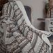 Плед з хутром 120x160 BETIRES PATTERN (100% акрил) бежевий 700526 фото 3