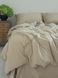 Комплект постільної білизни 160x220 LIMASSO OXFORD TAN STANDART бежевий 800421 фото 1