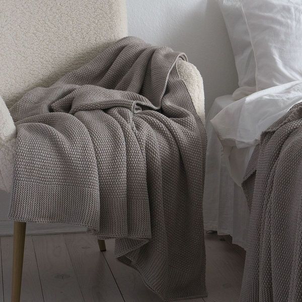 Покривало 170x240 LA MODNO Corn Beige (50% бавовна, 50% акрил) бежеве 200254 фото