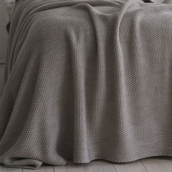 Покривало 170x240 LA MODNO Corn Beige (50% бавовна, 50% акрил) бежеве 200254 фото