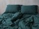 Комплект постільної білизни 160x220 LIMASSO DARK GREEN STANDART зелений 800246 фото 3