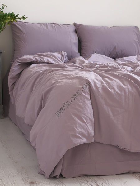 Комплект постільної білизни СІМЕЙНИЙ LIMASSO NATURAL VIOLET STANDART бузковий 800415 фото