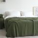 Покривало 220x240 LA MODNO Corn Olive (50% бавовна, 50% акрил) оливкове 200335 фото 3