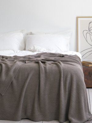 Покривало 220x240 LA MODNO Corn Mink (50% бавовна, 50% акрил) коричневе 200337 фото