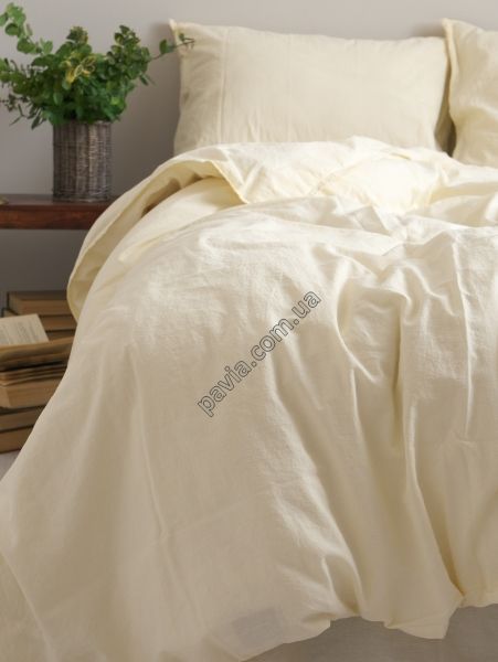 Комплект постільної білизни 160x220 LIMASSO AKDENIZ KREMI STANDART кремовий 800323 фото