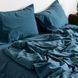 Комплект постільної білизни 200x220 LA MODNO STONEWASHED BLUE синій 200294 фото 3